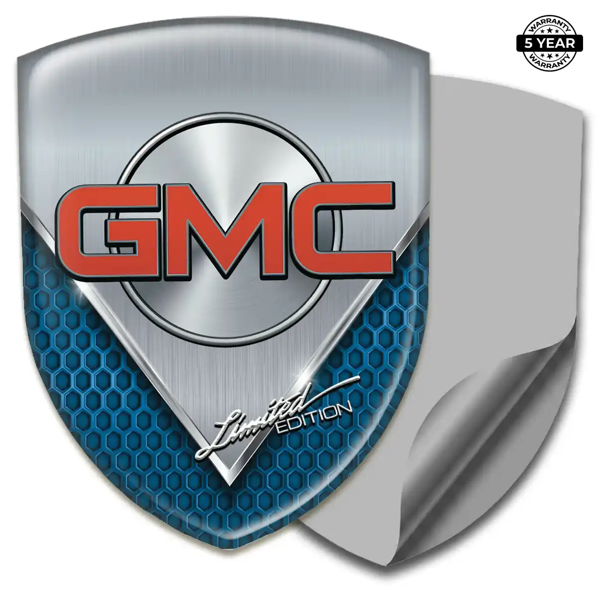 GMC Domed Logo Sticker Deluxe Edition