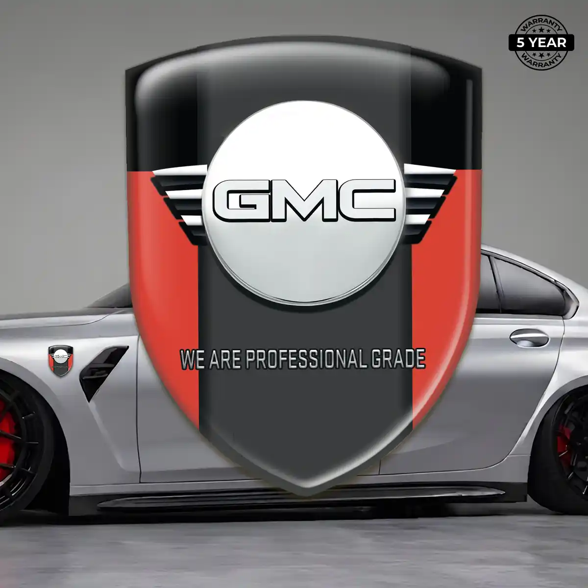 GMC Domed Logo Sticker Elite Finish