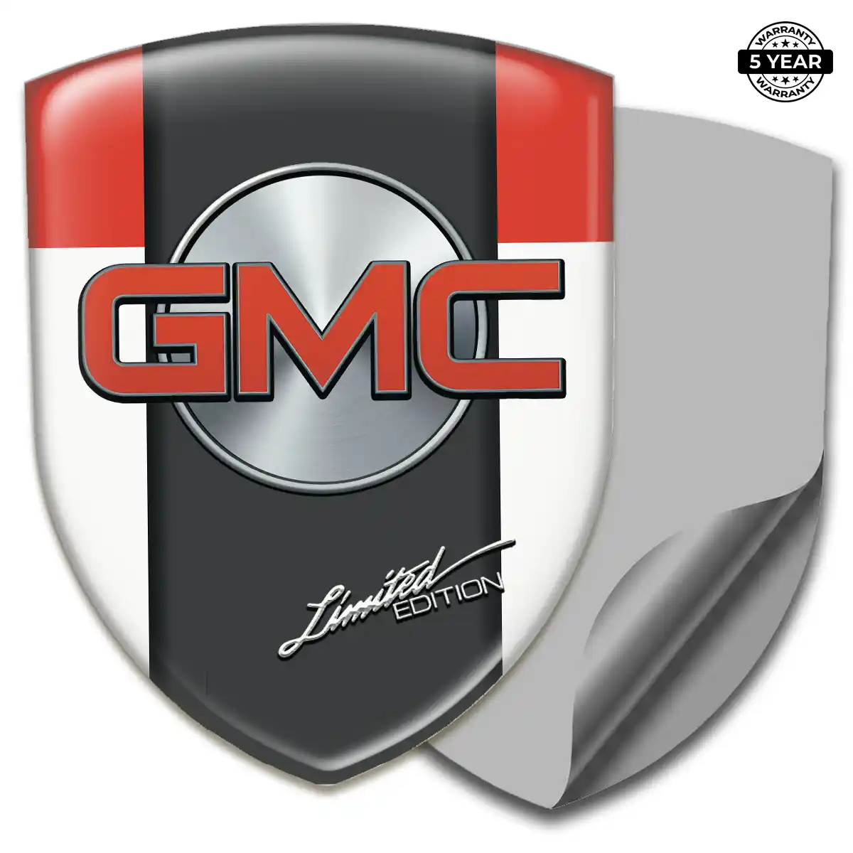 GMC Domed Logo Sticker Premium Dome