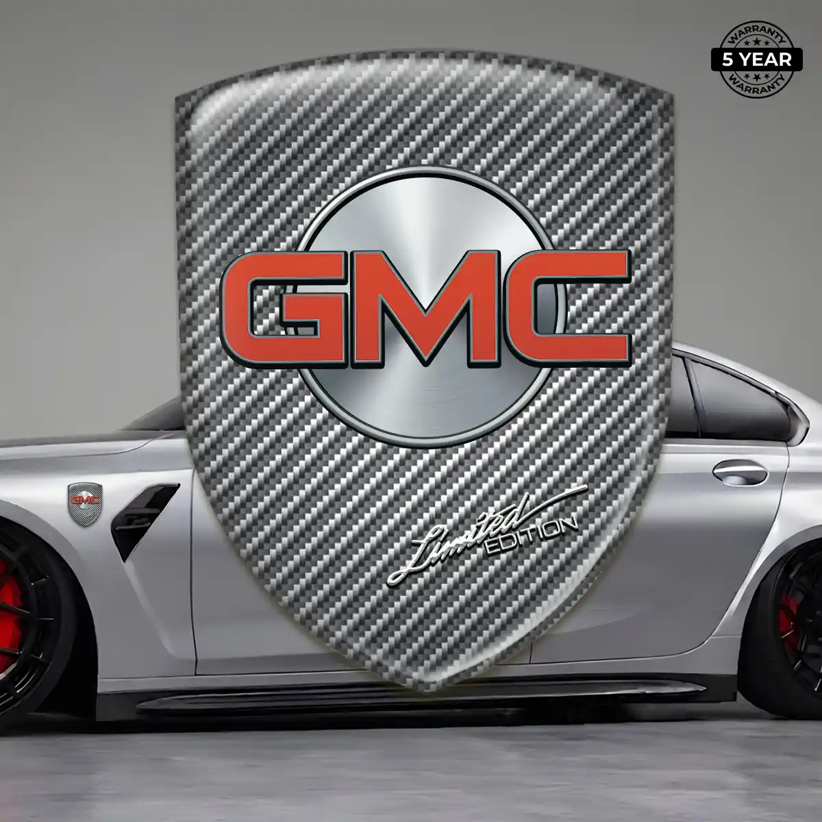 GMC Domed Logo Sticker Prestige Line