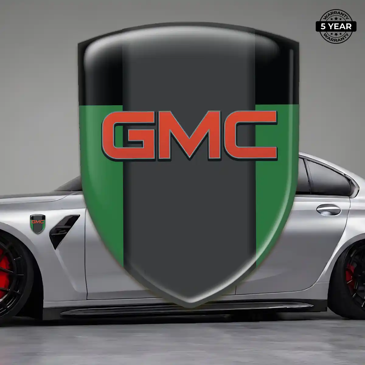 GMC Domed Logo Sticker Prime Quality