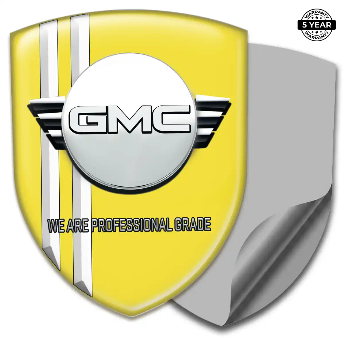 GMC Domed Logo Sticker Resin Elite
