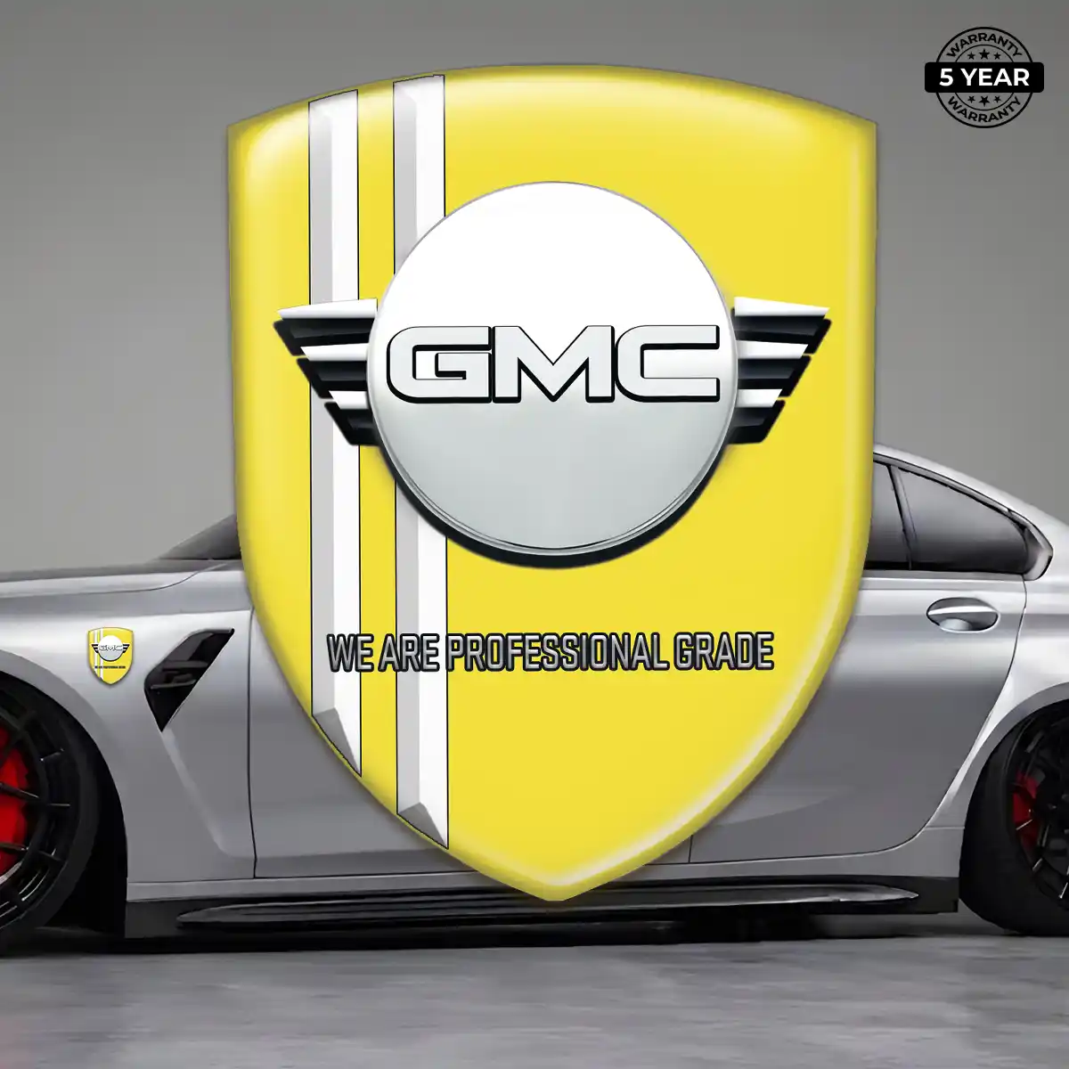 GMC Domed Logo Sticker Resin Elite