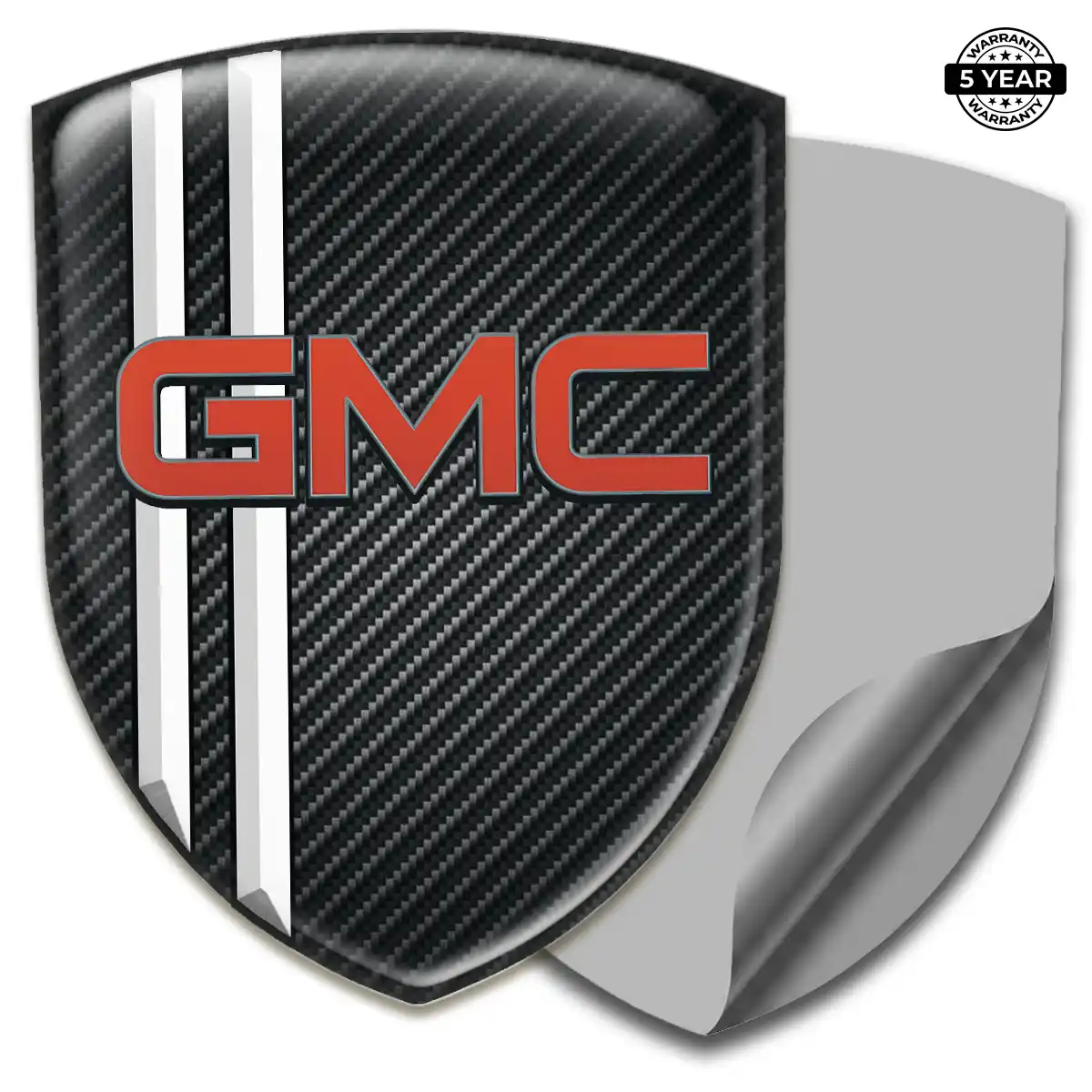GMC Domed Logo Sticker Resin Luxe