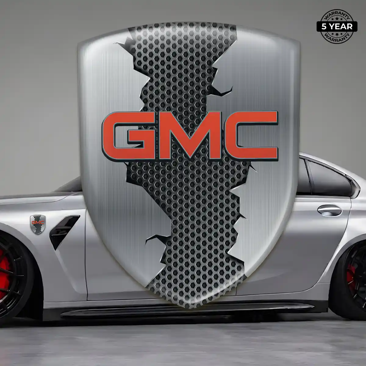 GMC Domed Logo Sticker Signature Grade