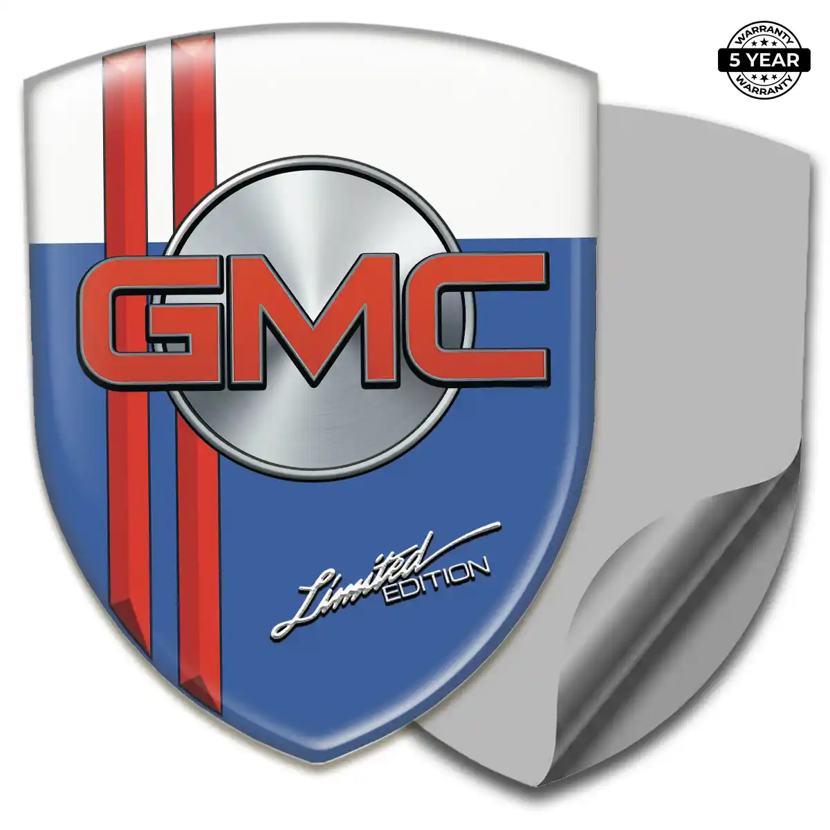 GMC Domed Logo Sticker Sleek Style