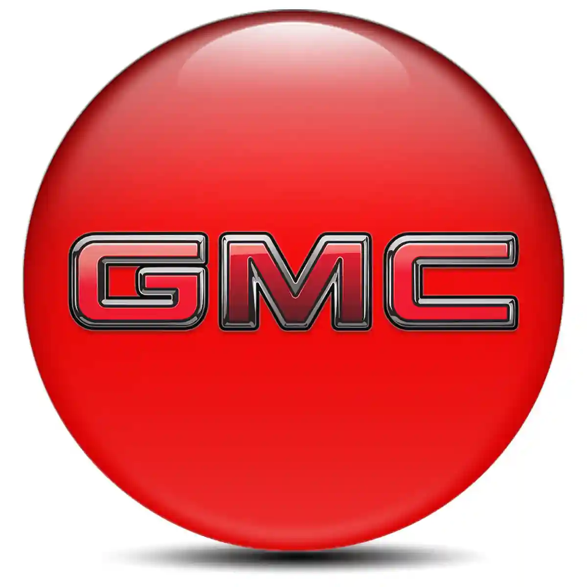 GMC Domed Sticker Self-Adhesive Stylish Design