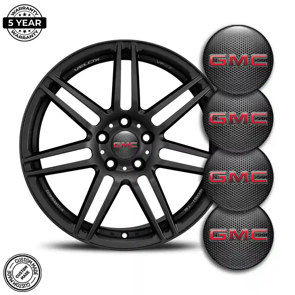 GMC Domed Sticker Stylish Design