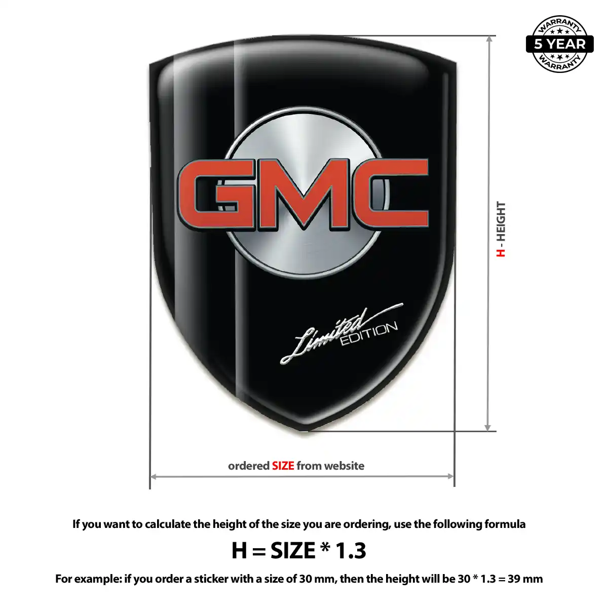 GMC Emblem Badge Elite Edition