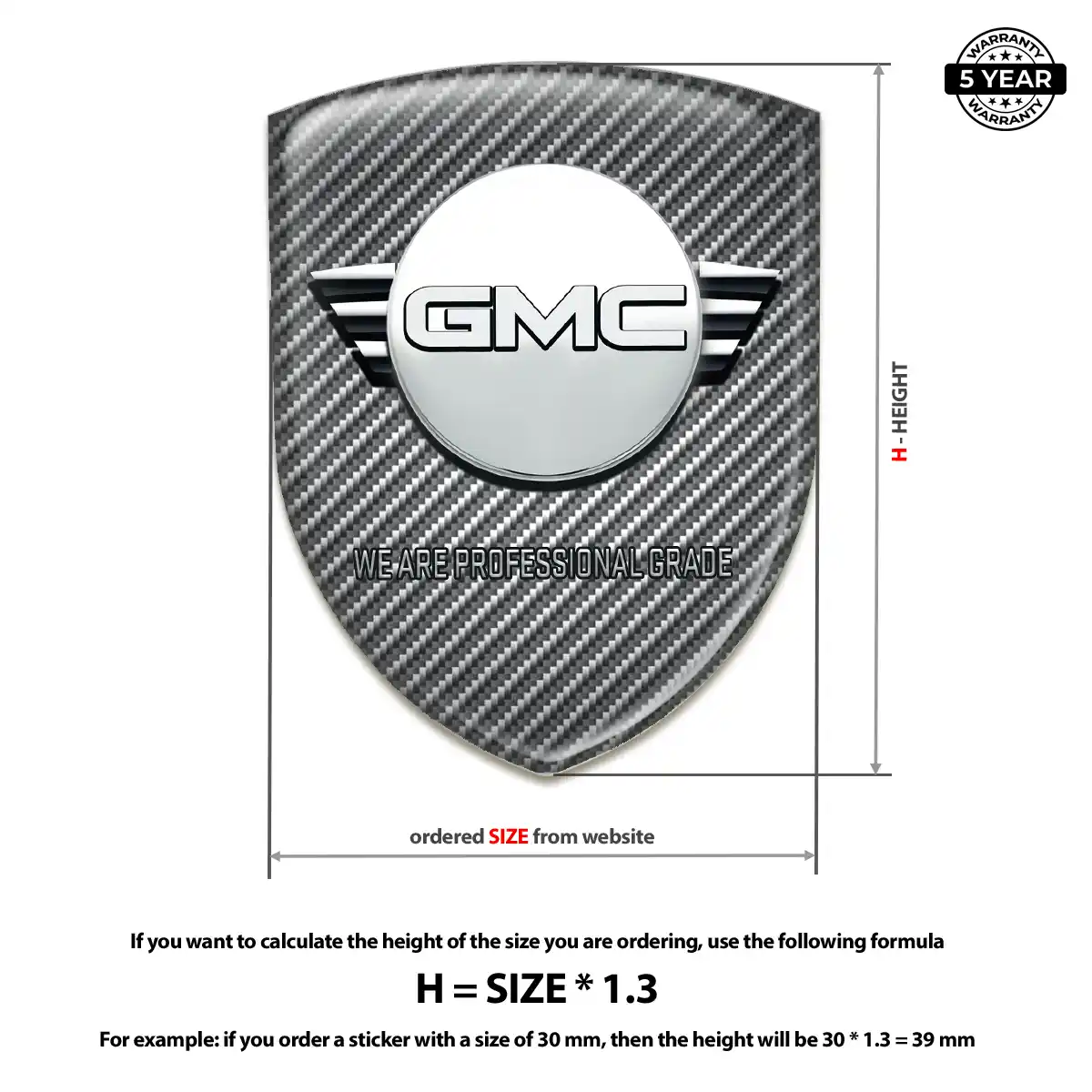 GMC Emblem Badge Exclusive Series