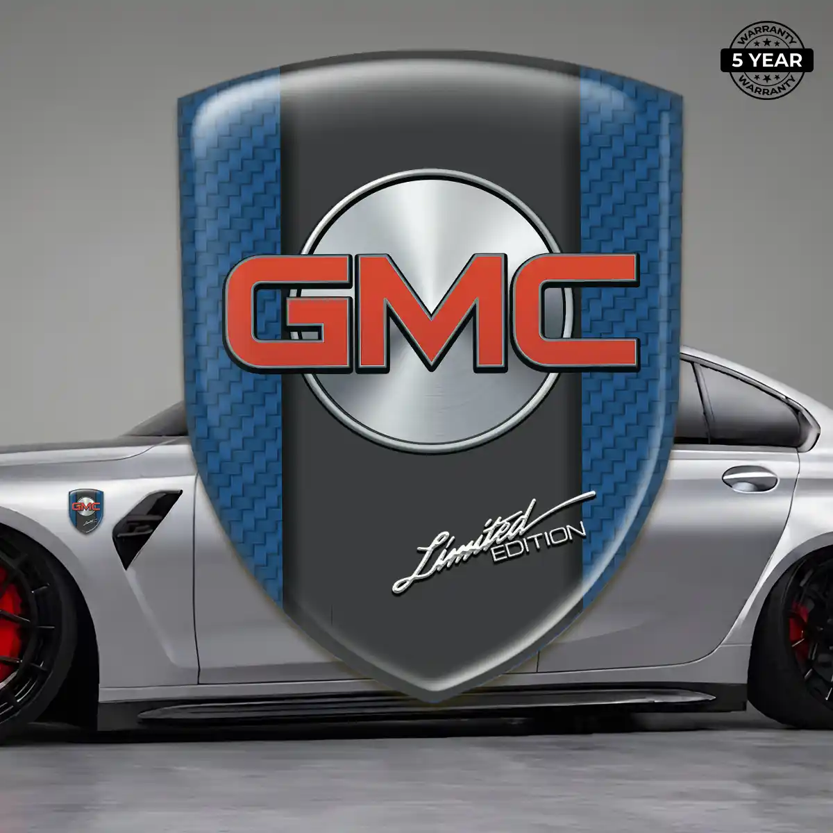 GMC Emblem Badge Logo Elite Finish