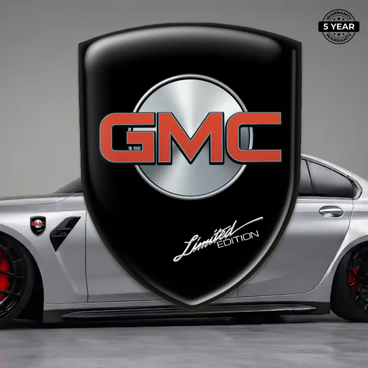 GMC Emblem Badge Logo Opulent Line