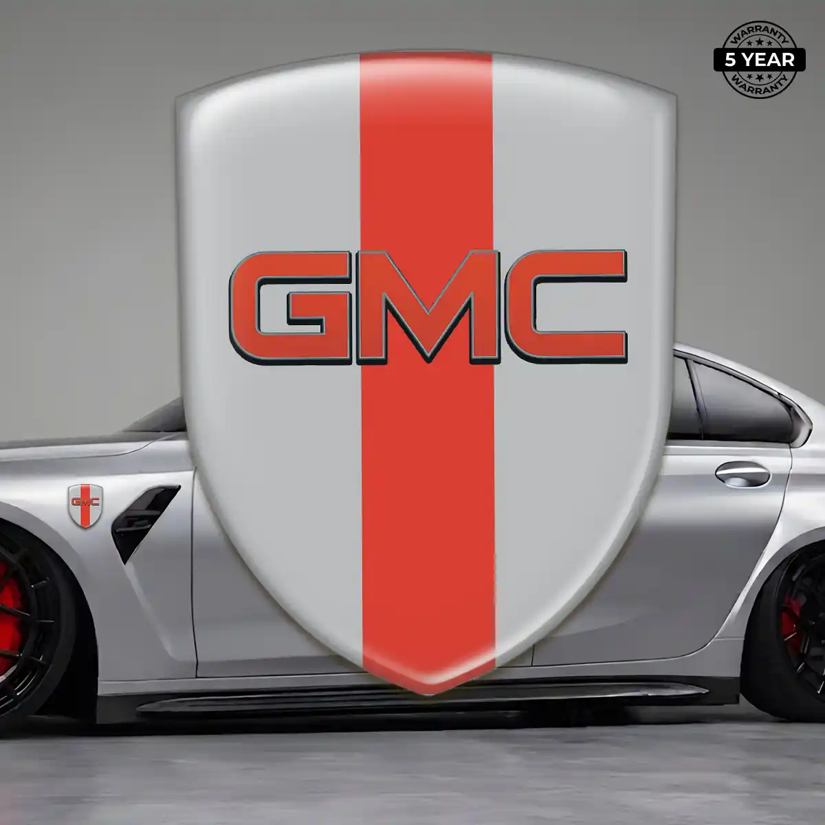 GMC Emblem Badge Logo Refined Design
