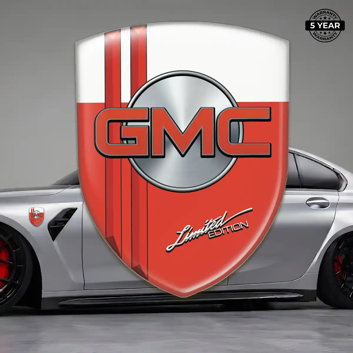 GMC Emblem Badge Logo Sleek Style