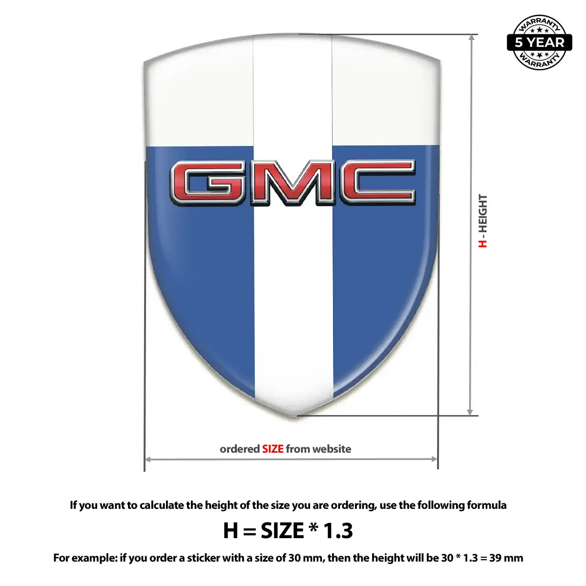 GMC Emblem Badge Noble Edition