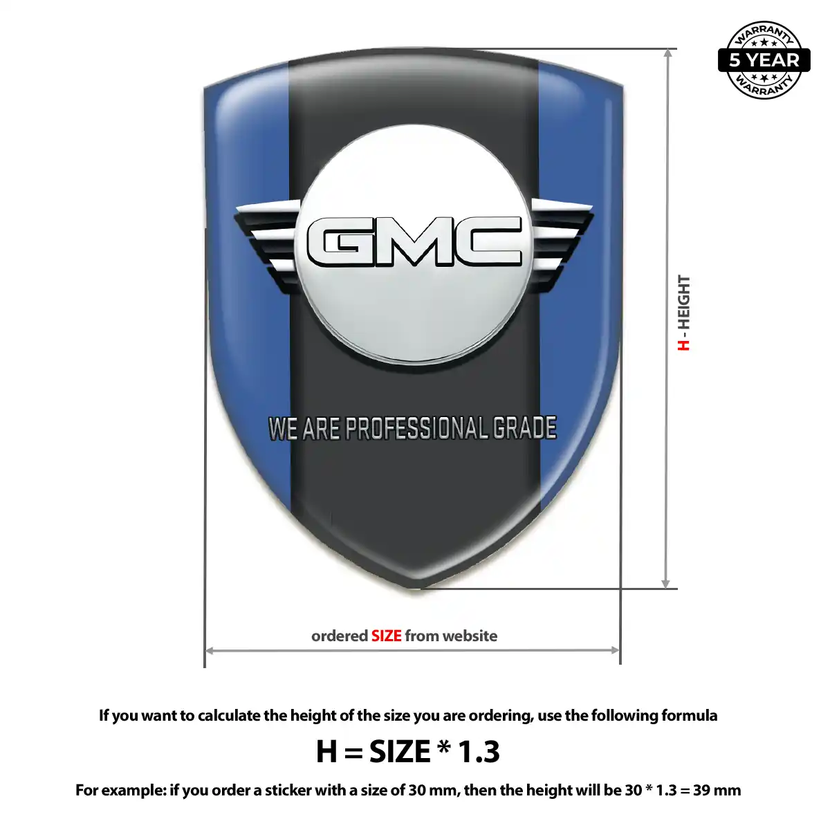 GMC Emblem Badge Refined Design