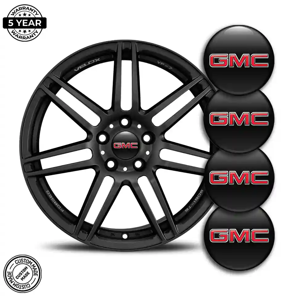 GMC Emblem Center Hub Cap Self-Adhesive High Quality