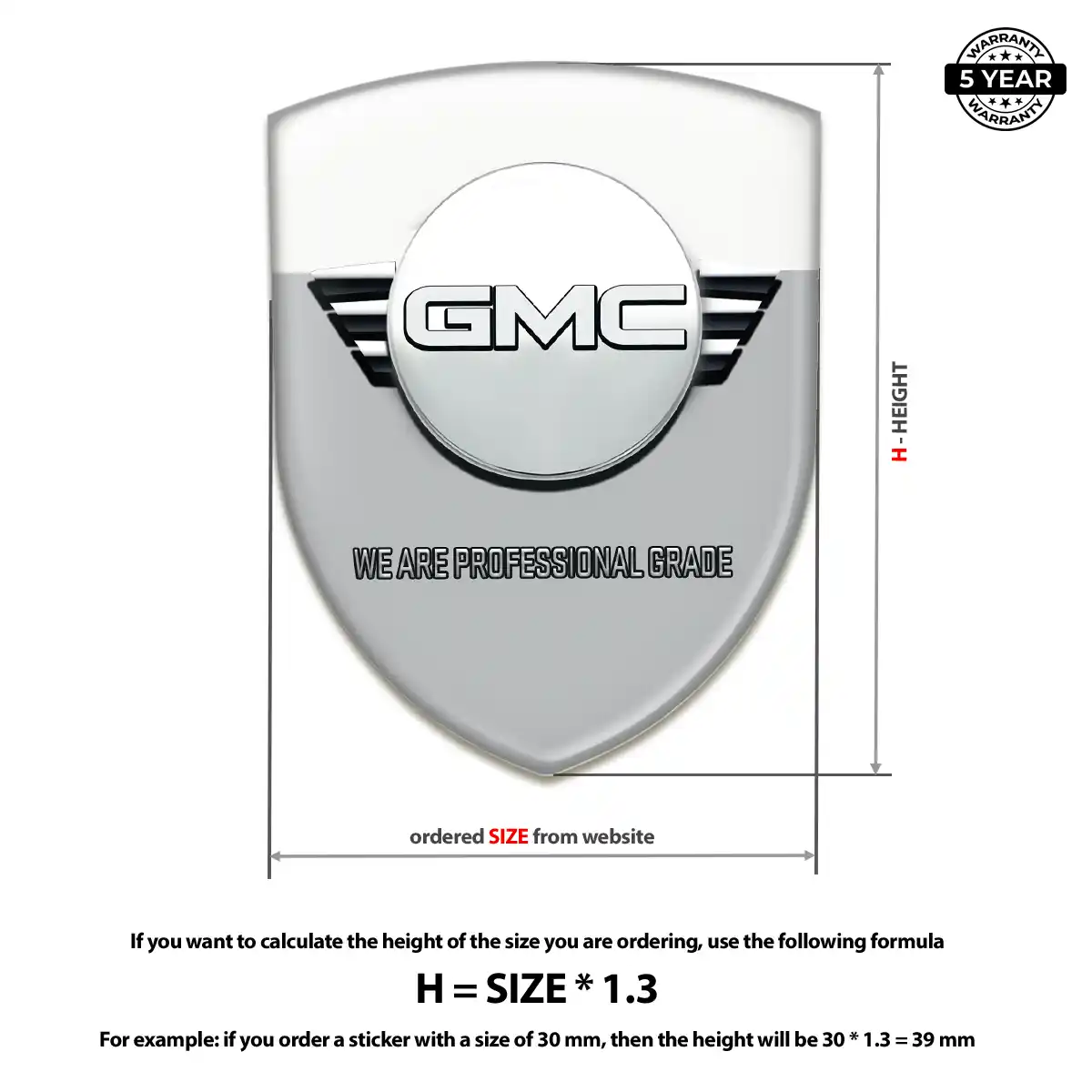 GMC Emblem Crest Refined Design