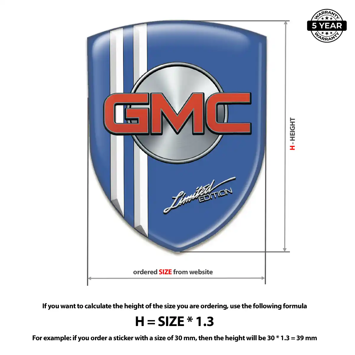 GMC Emblem Crest Superior Craft