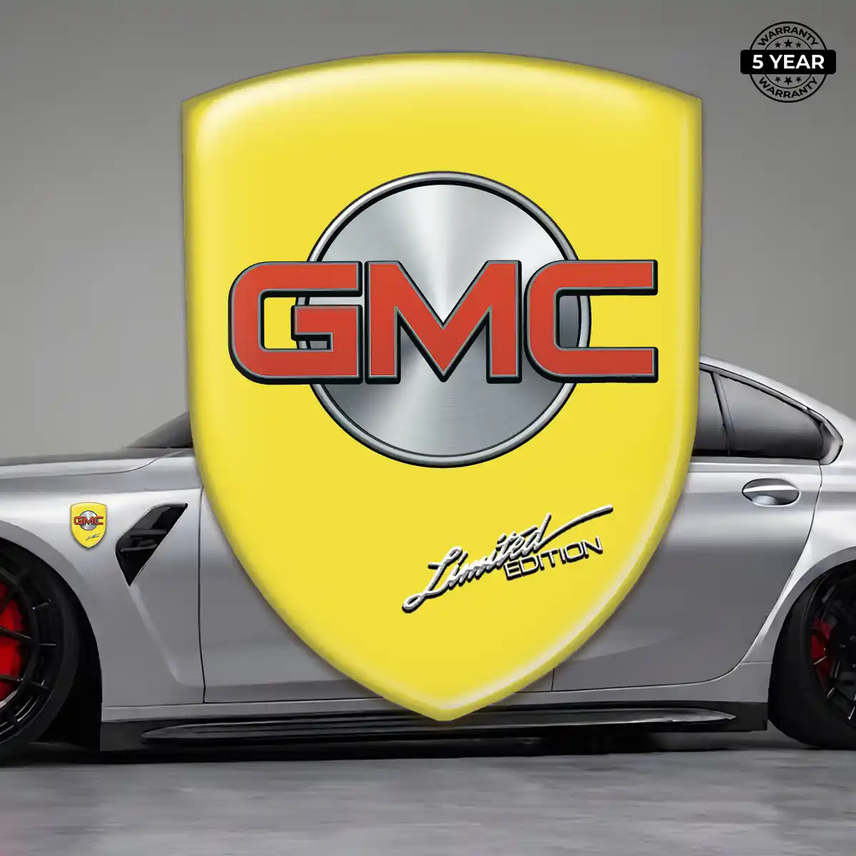 GMC Emblem Domed Badge Premium Dome