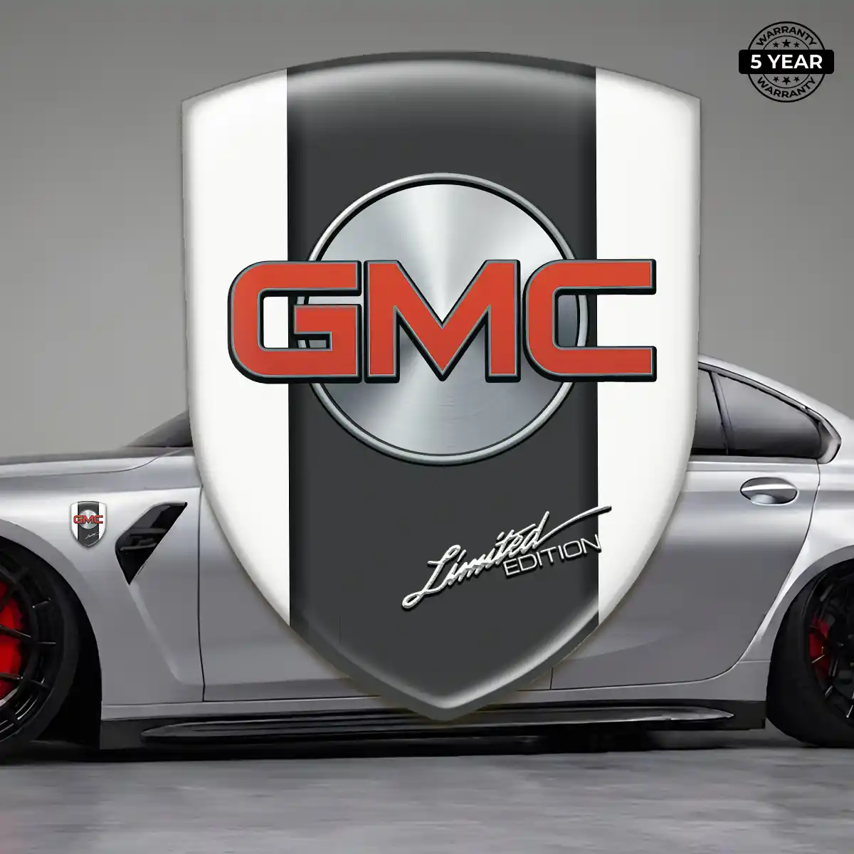 GMC Emblem Domed Badge Prestige Line
