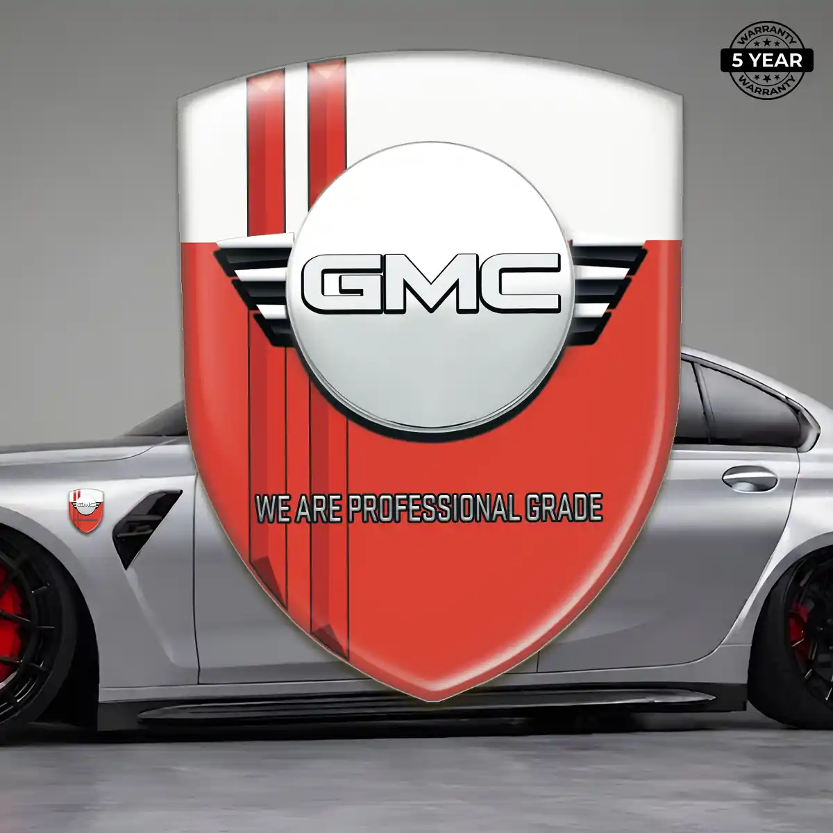 GMC Emblem Domed Badge Refined Design
