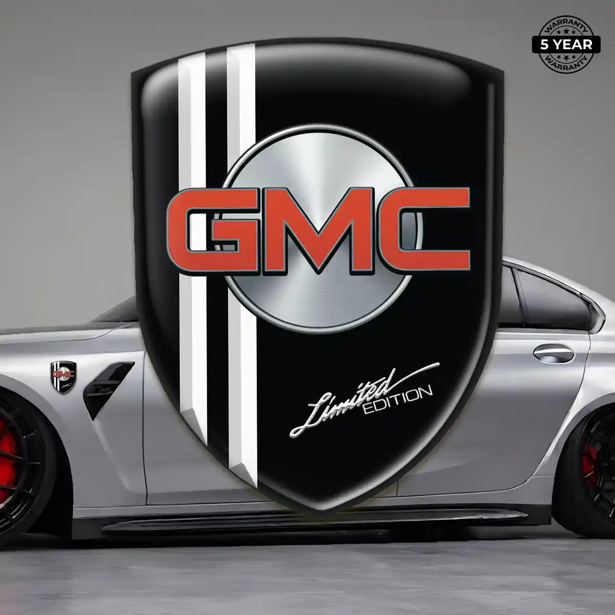 GMC Emblem Domed Badge Signature Grade