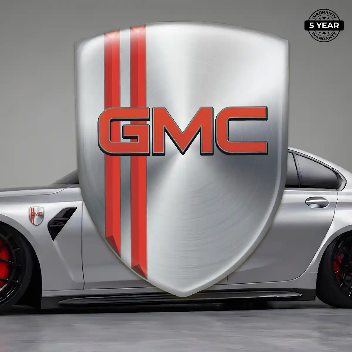 GMC Emblem Domed Badge Sleek Style