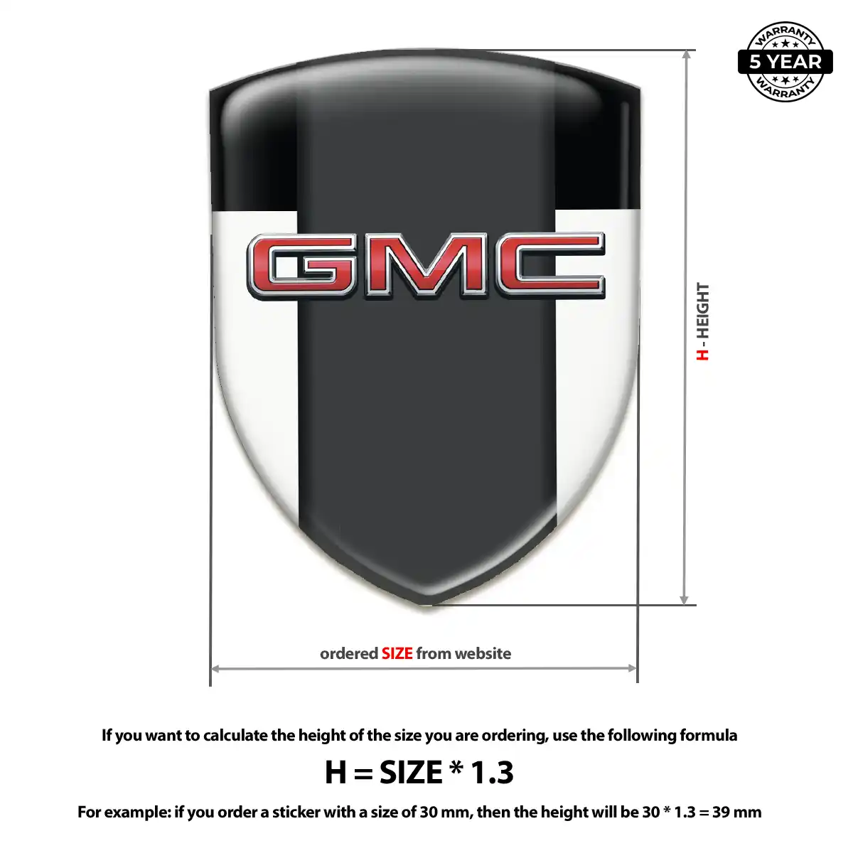 GMC Emblem Elite Finish