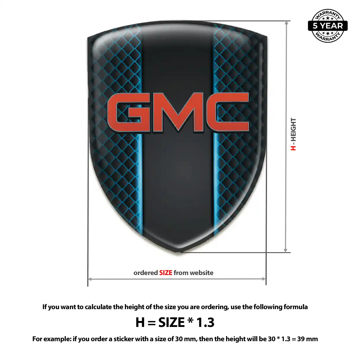 GMC Emblem Logo Badge Elite Edition