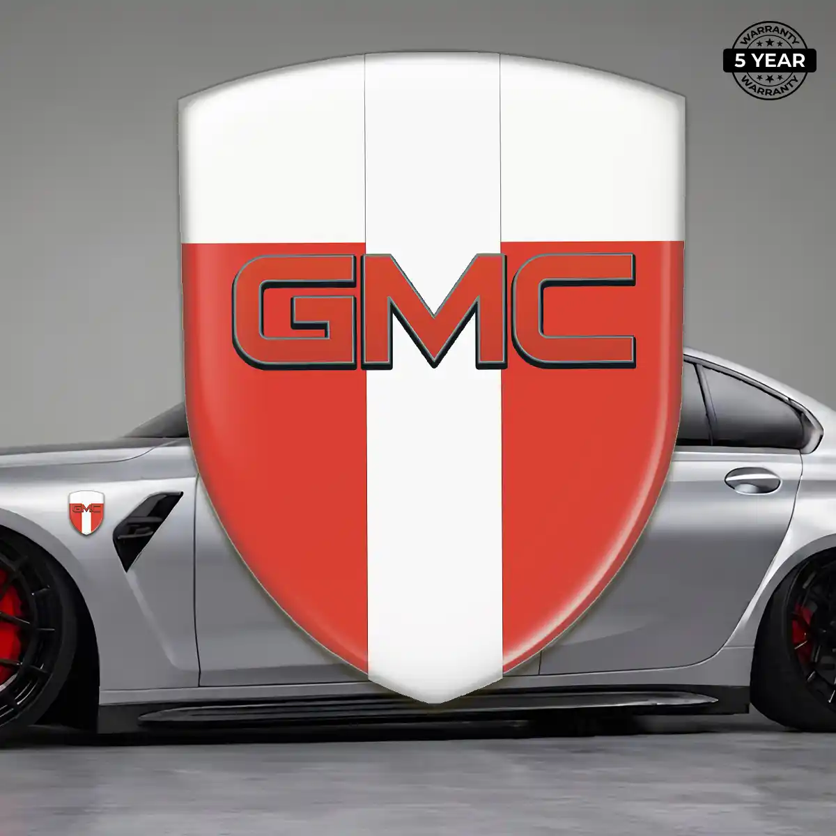 GMC Emblem Logo Badge Interior Luxe