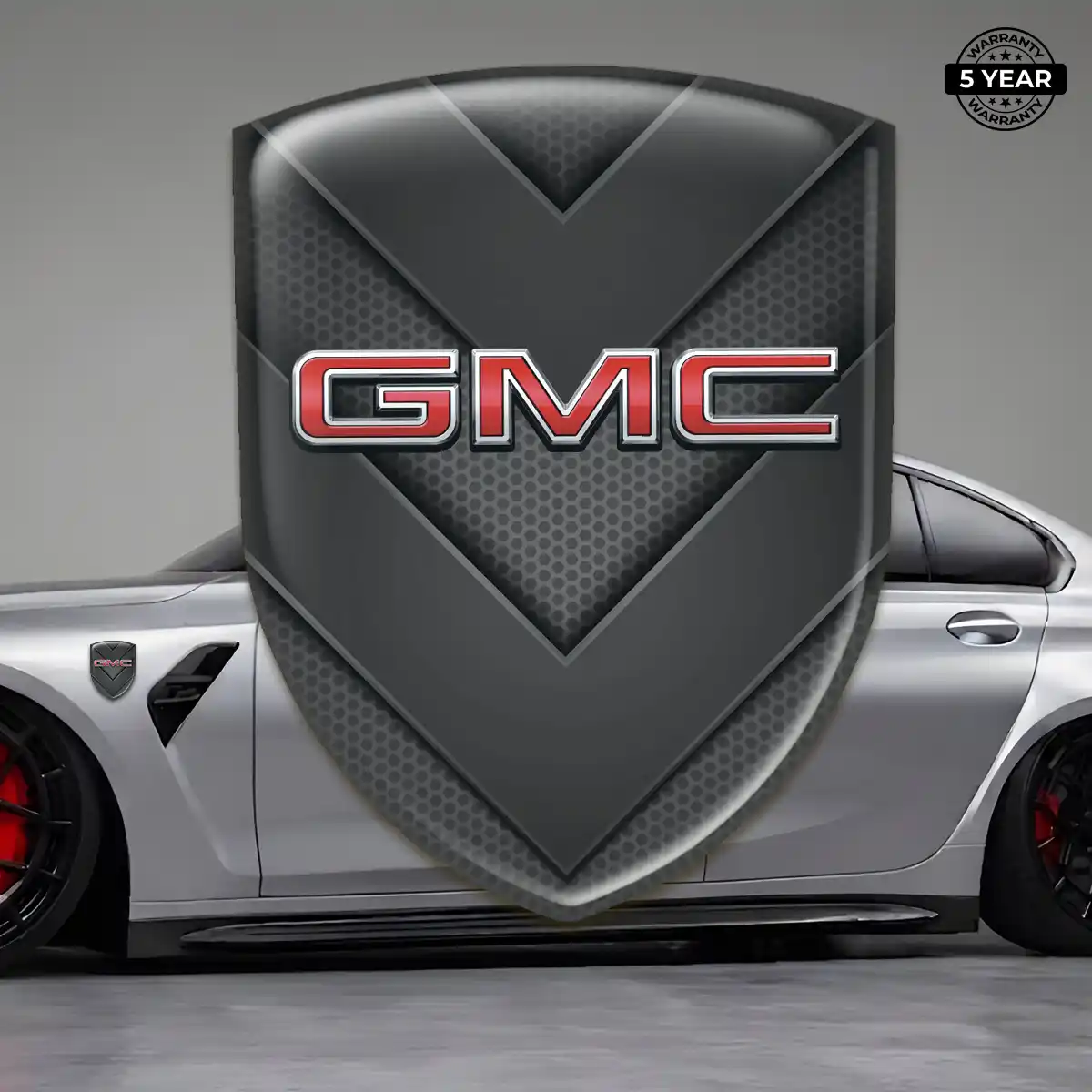 GMC Emblem Logo Badge Refined Design