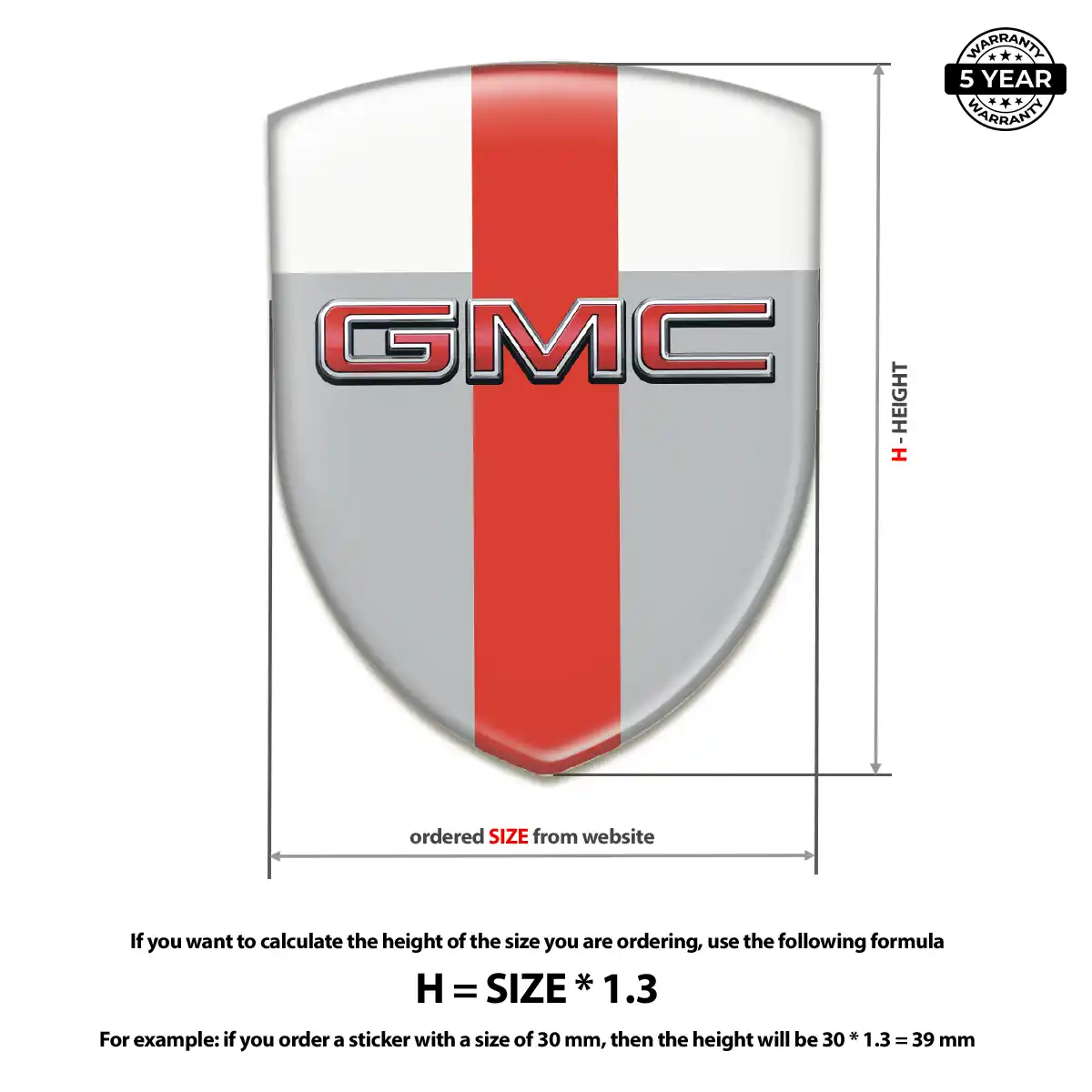 GMC Emblem Logo Badge Signature Grade