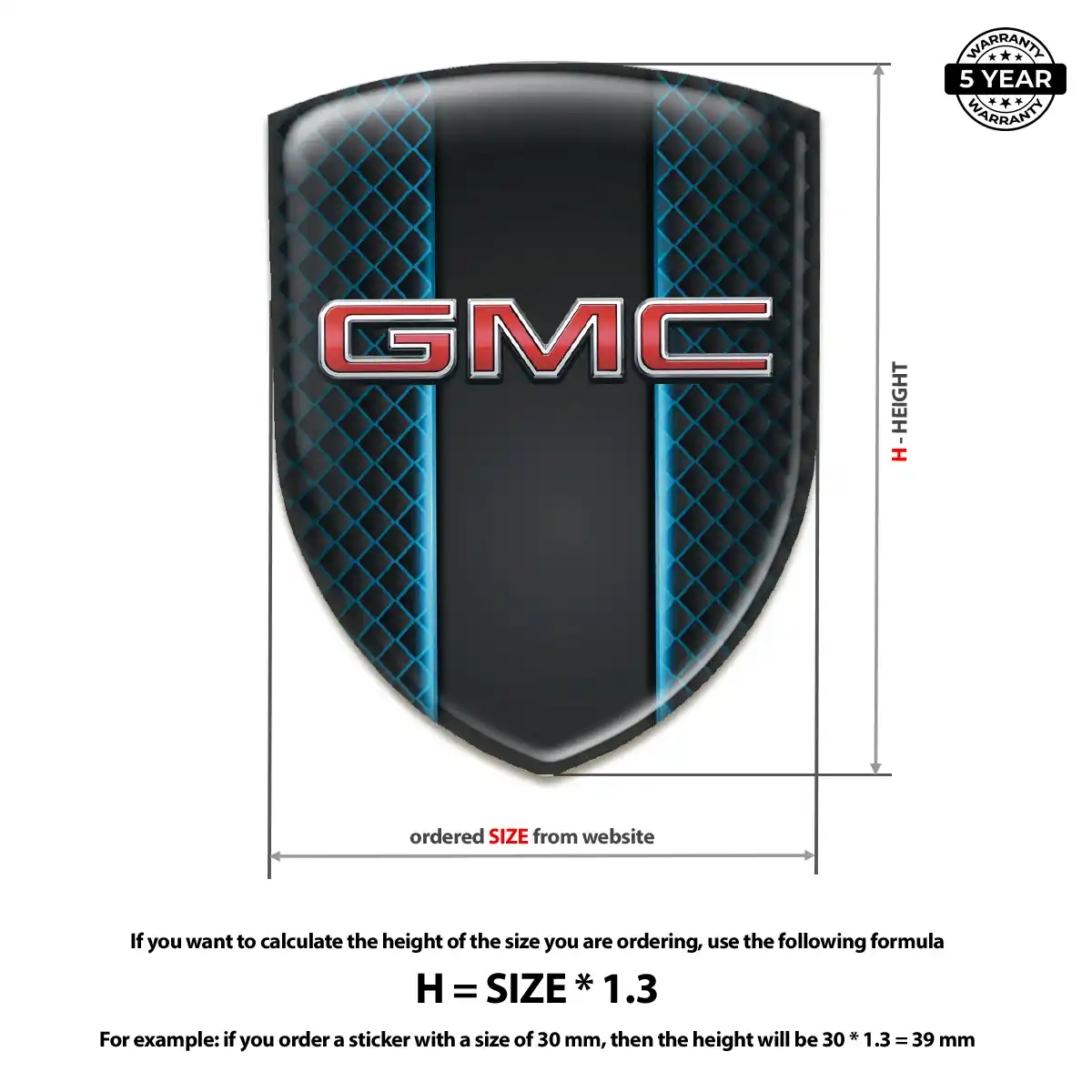 GMC Emblem Logo Interior Luxe