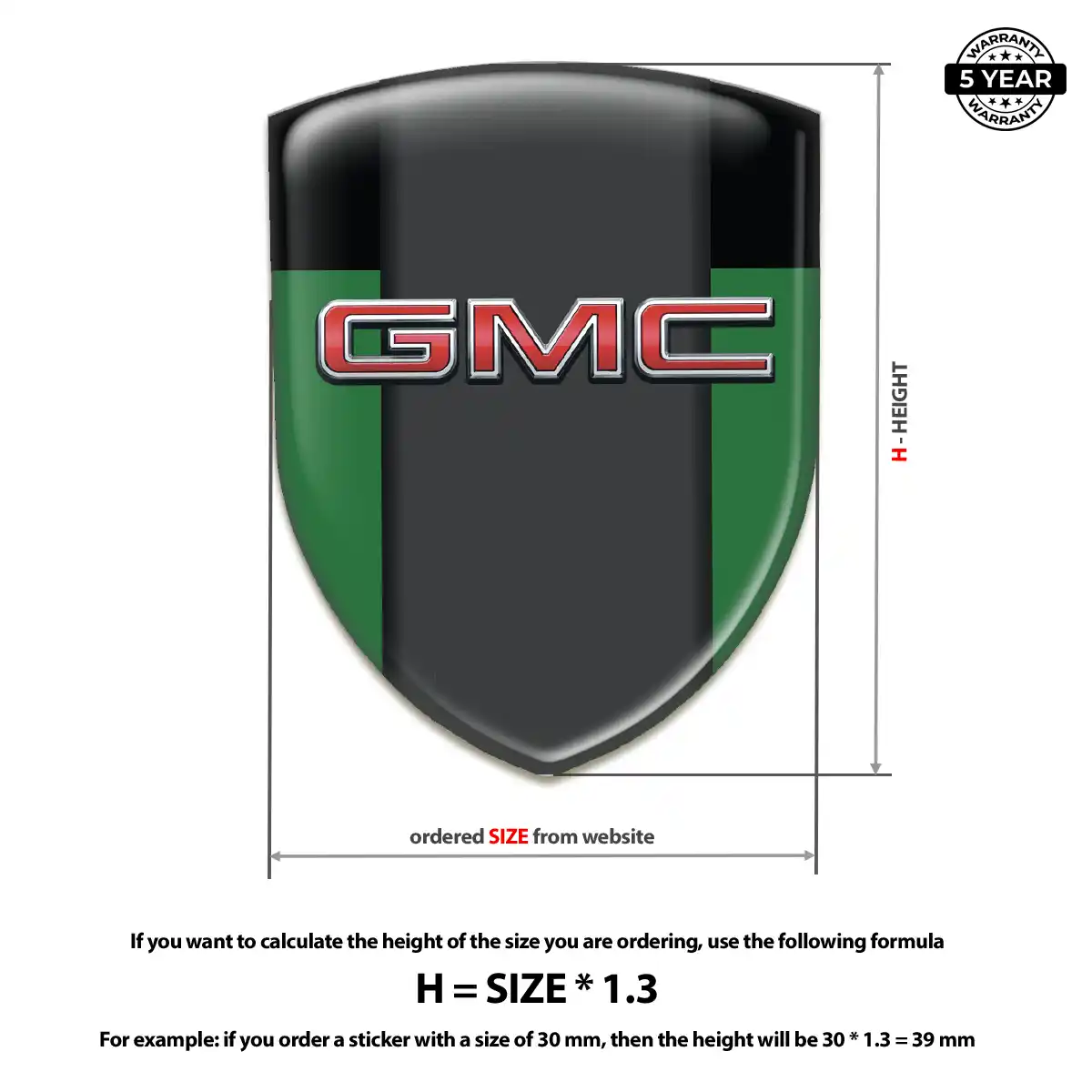 GMC Emblem Logo Resin Elite