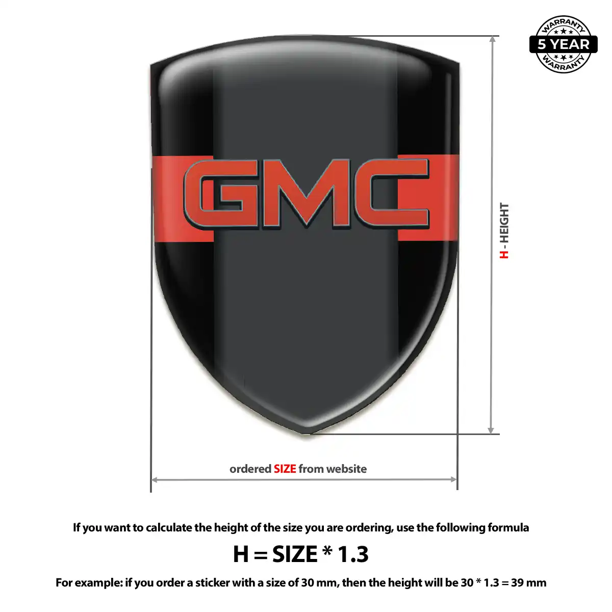 GMC Emblem Logo Superior Craft