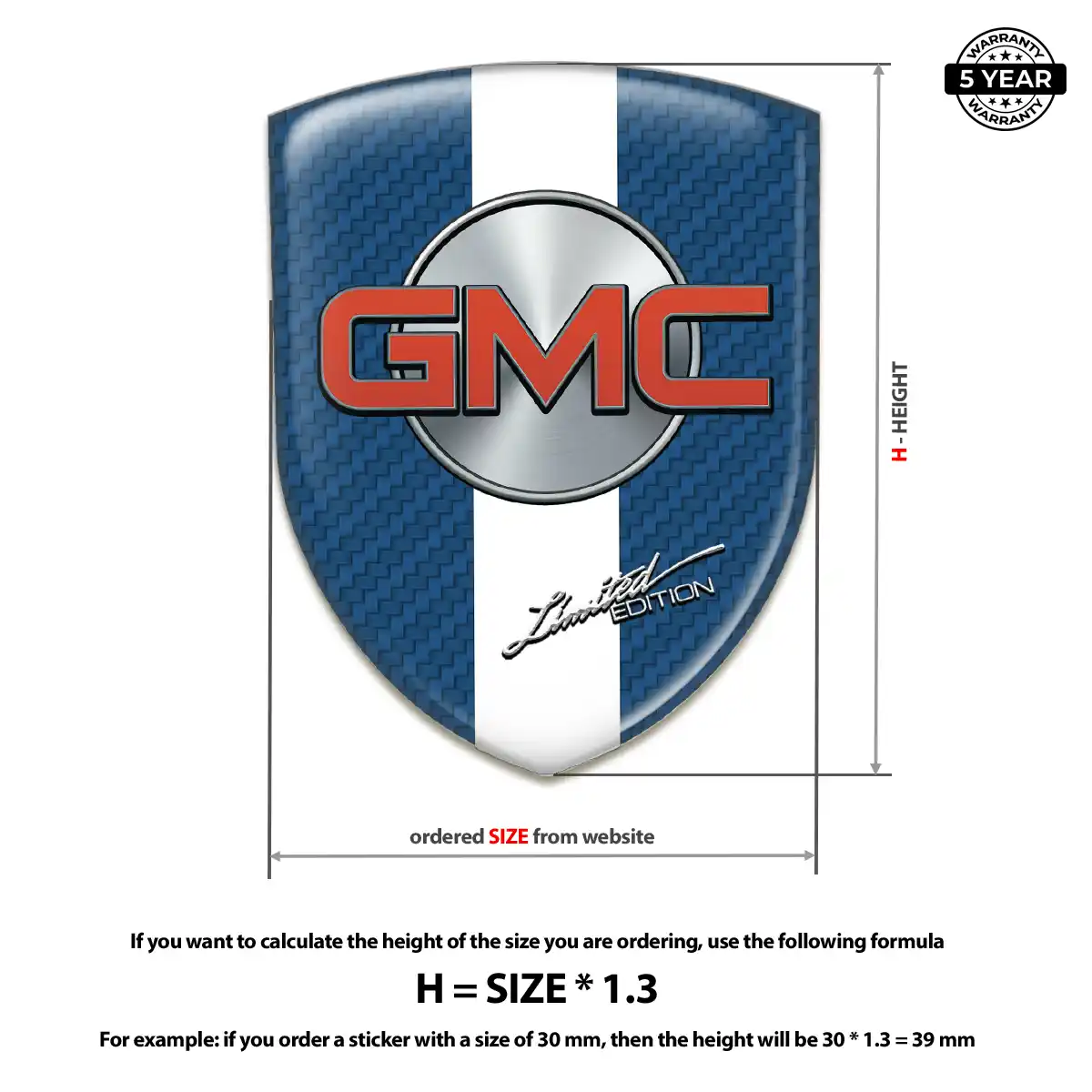 GMC Emblem Premium Dome
