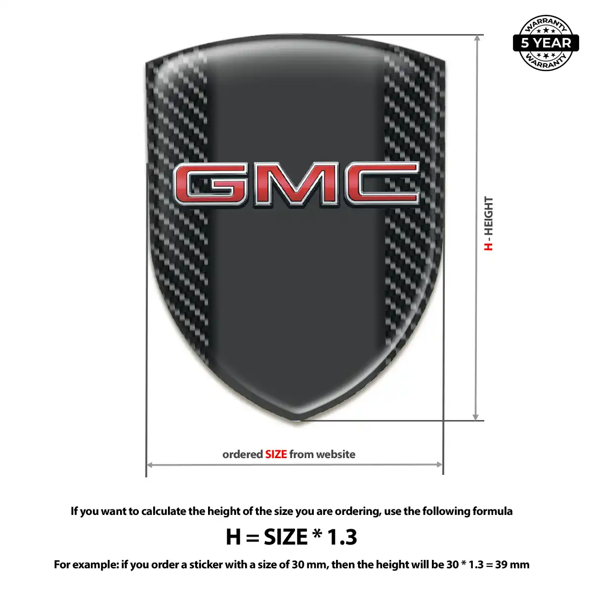 GMC Emblem Prime Quality