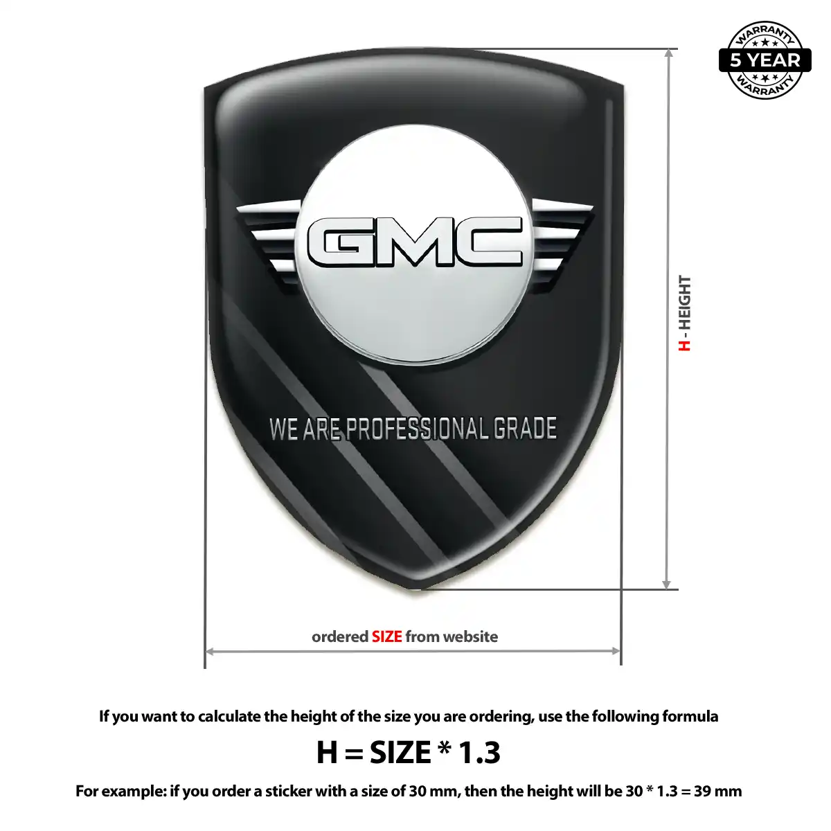 GMC Emblem Resin Elite