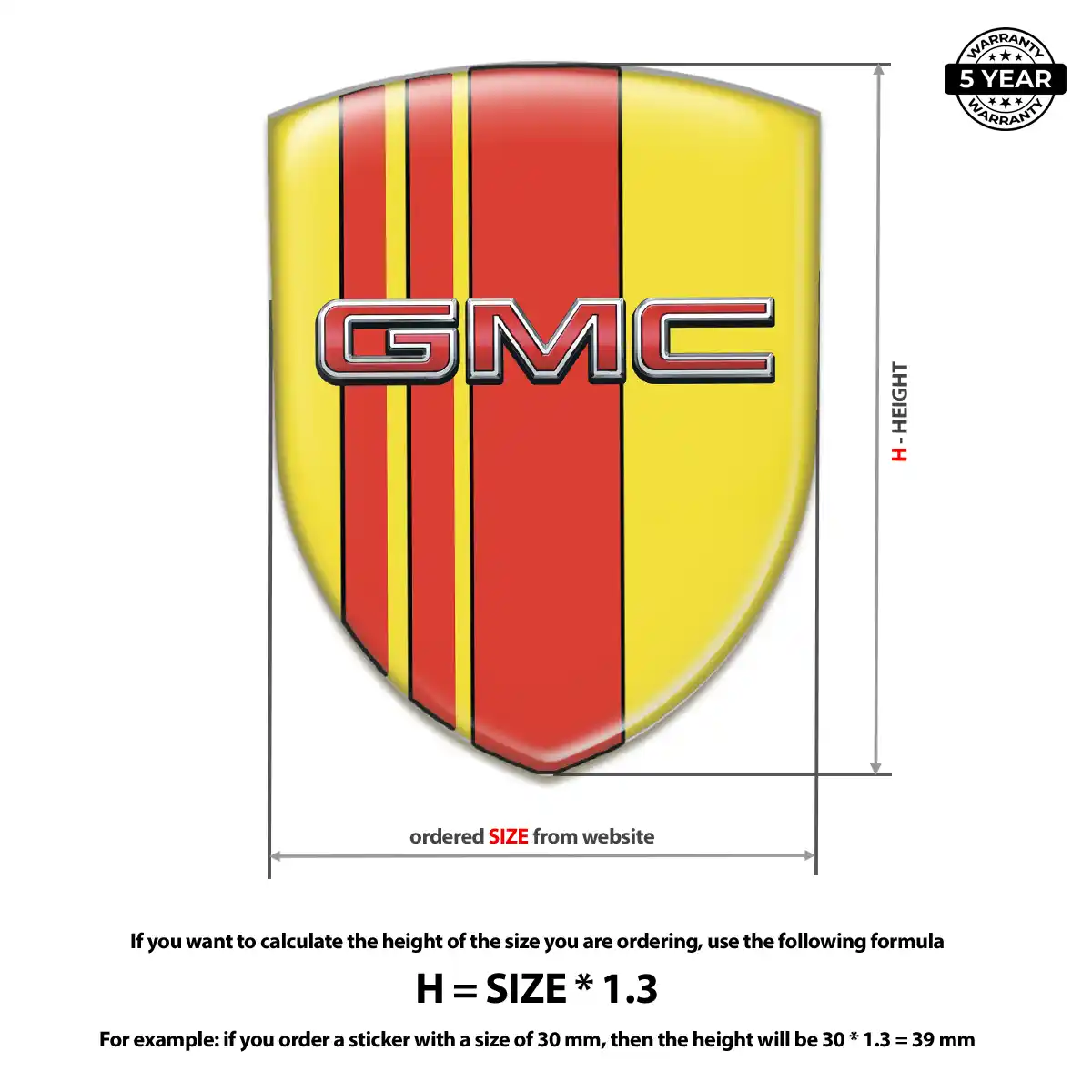 GMC Emblem Shield Deluxe Edition