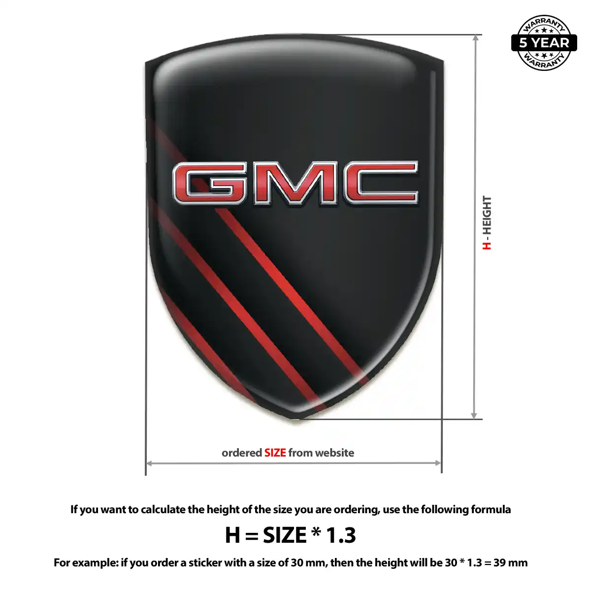 GMC Emblem Silicone Deluxe Edition