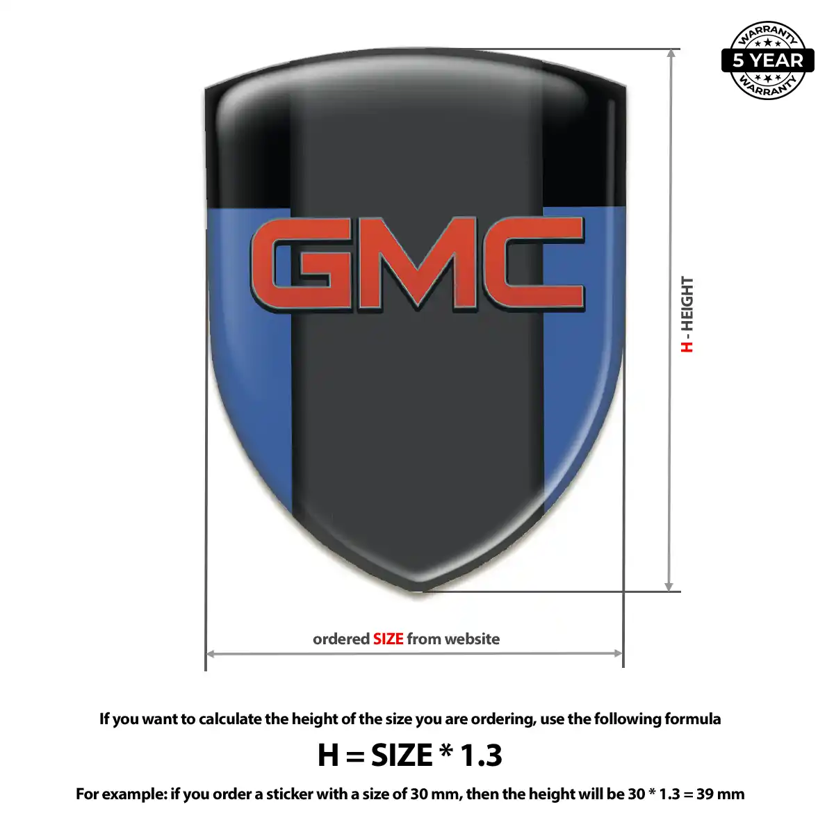 GMC Emblem Silicone Elite Finish