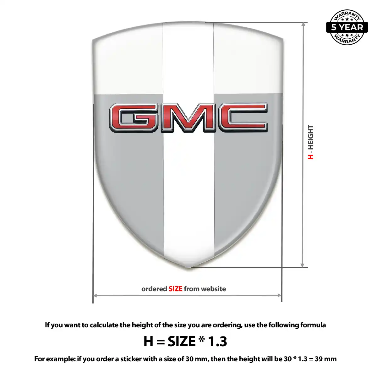 GMC Emblem Silicone Interior Luxe