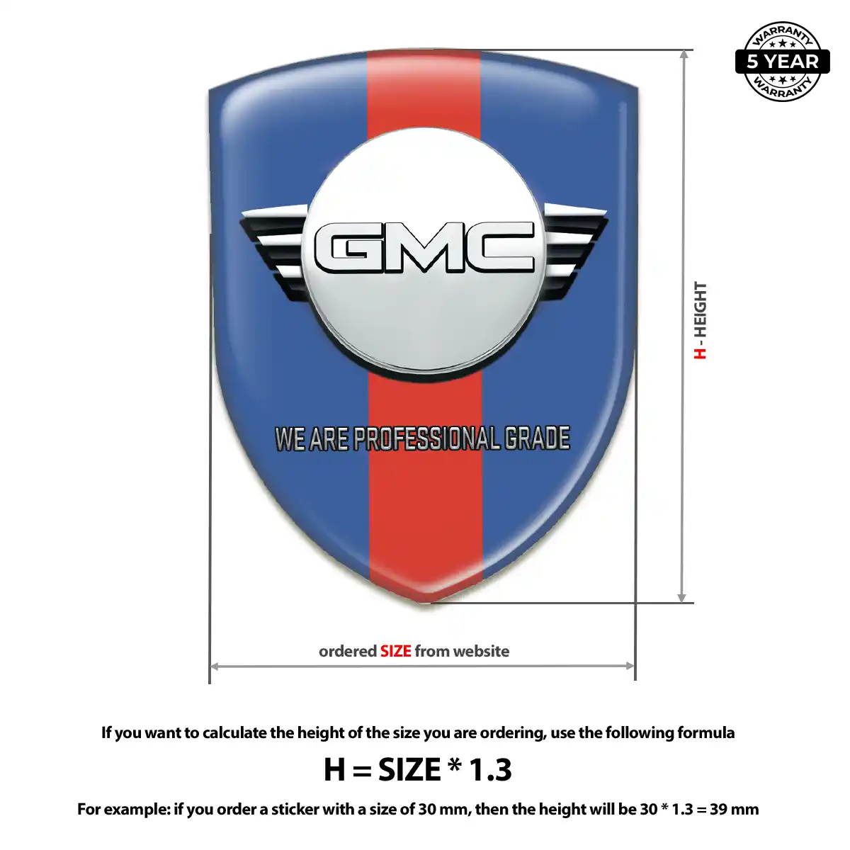 GMC Emblem Silicone Prestige Line