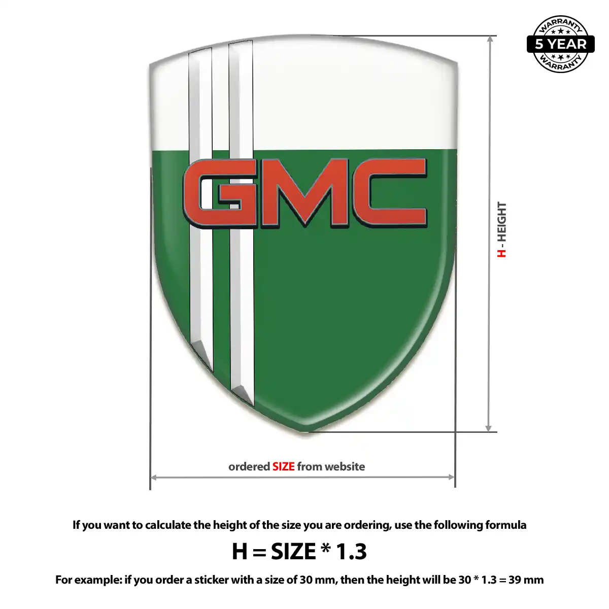 GMC Emblem Silicone Refined Design