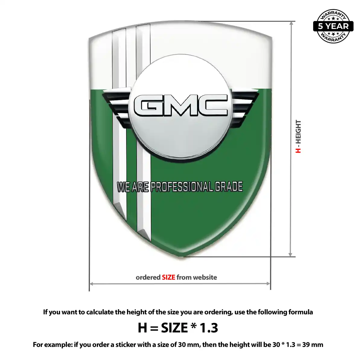 GMC Emblem Silicone Sleek Style