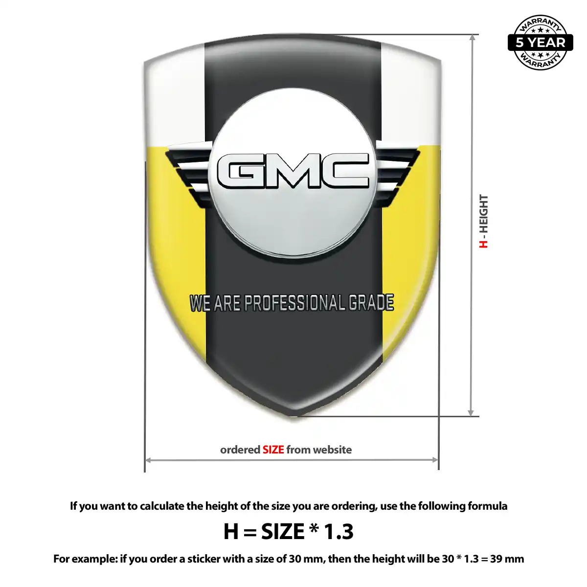 GMC Emblem Sleek Style