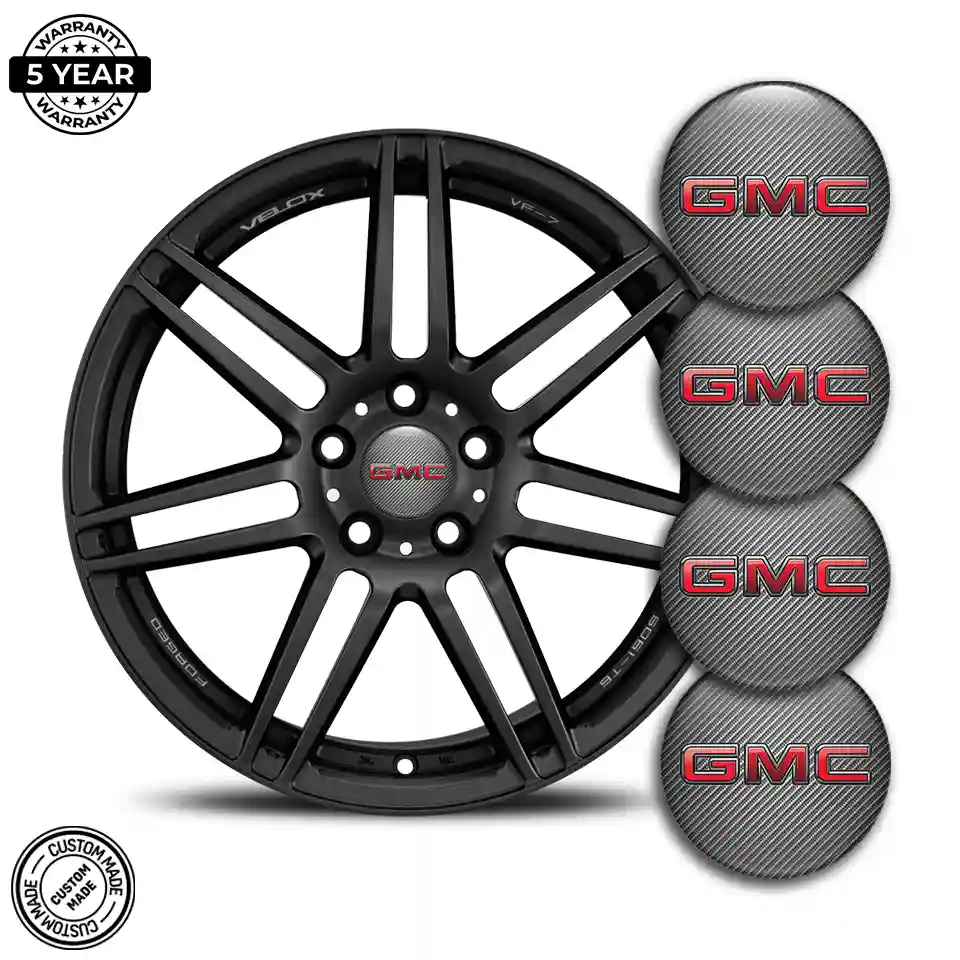 GMC Emblem Wheel Center Caps Stylish Design