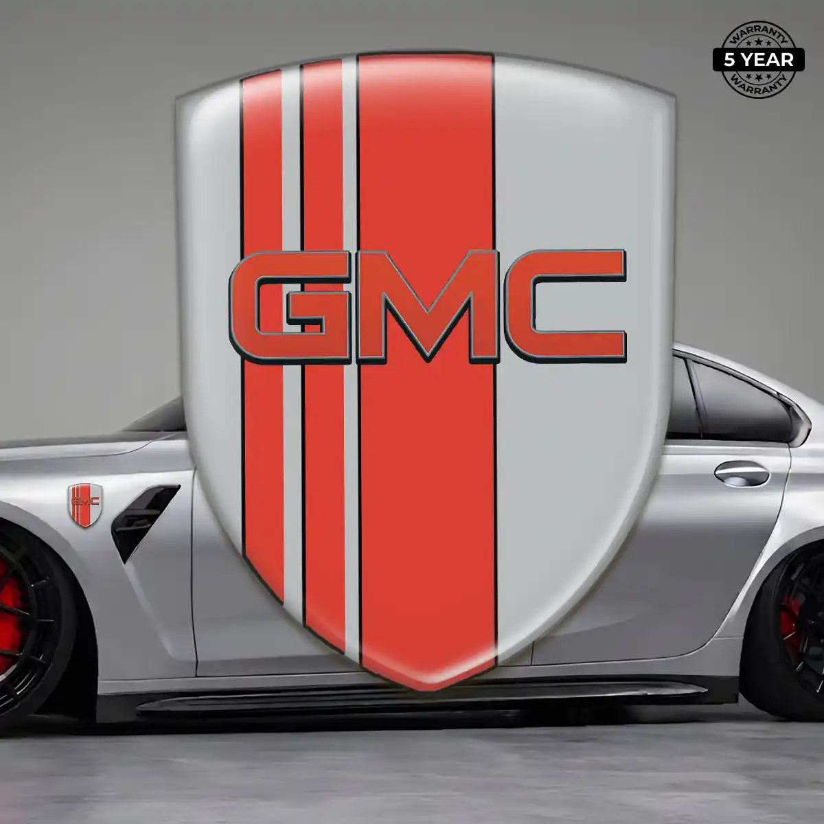 GMC Epoxy Domed Sticker Premium Dome