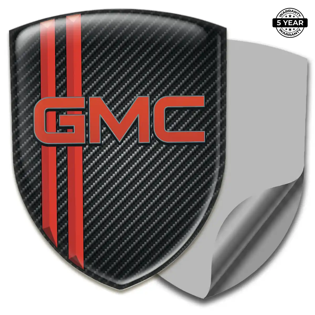GMC Epoxy Domed Sticker Refined Design